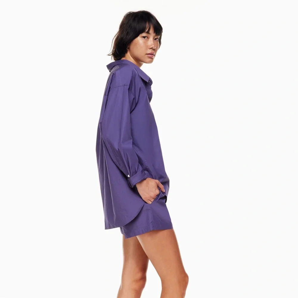 Aritzia Wilfred Free Relaxed Shirt Size Small - Picture 3 of 9
